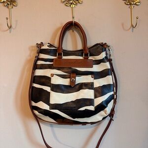 Dooney and Bourke Zebra Print Bag